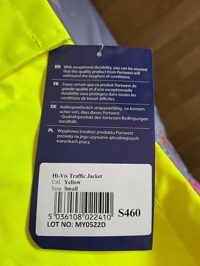 Portwest S460 - Hi-Vis Winter Bomber Jacket