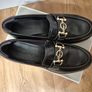 Tamaris black chain loafers Image 2