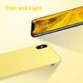 Liquid Silicone Case For iPhone XS Max Luxury Thin ShockProof Soft Phone Cover Yellow - FHT8IPXSMLK Image 4