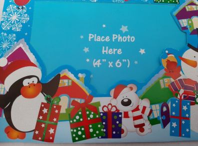 New Christmas cards holds photo