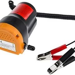 12V 60W Oil Change Pump Extractor Diesel Fluid Scavenge Suction Fuel Transfer Pump with Tubes for Boat, Tubes, Truck, RV, ATV
