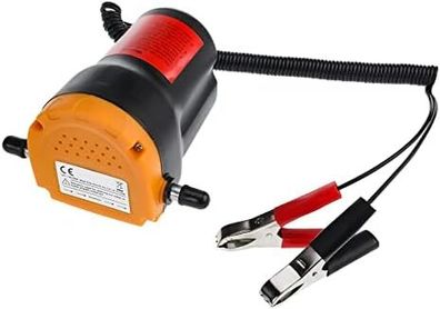 12V 60W Oil Change Pump Extractor Diesel Fluid Scavenge Suction Fuel Transfer Pump with Tubes for Boat, Tubes, Truck, RV, ATV