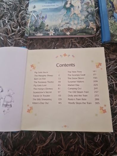 4 great books, each with a collection of stories