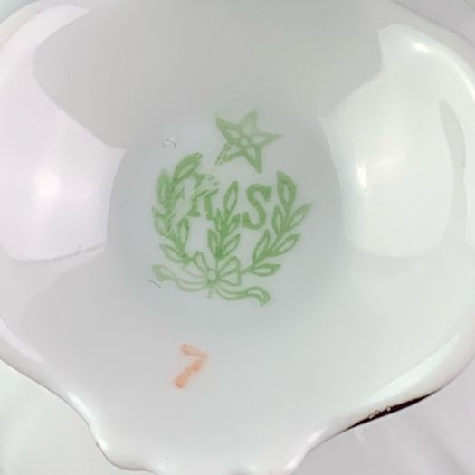 Rare Antique Demitasse Cup and Saucer