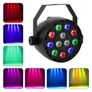 8CH DMX-512 12 RGB LED Stage Strobe Light Lighting Laser Projector Party Club DJ DJ Stage Music Disco Lights PAR Image 3