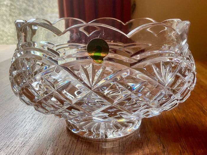 Waterford Crystal Lismore 7" Footed Bowl, 1970s.