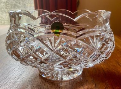 Waterford Crystal Lismore 7" Footed Bowl, 1970s.