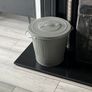 IKEA KNODD 16L Metal Bin with Lid - Grey Image 3