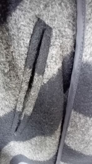 Striped Cowlneck Coat