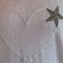 Carla Giannini Women's Angora Mix Top With Heart & Stars New With Tag Grey Image 4