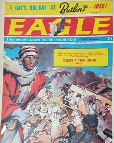 Eagle Comic 20th April 1968 Vol. 19 #16 -Hulton Press UK Vintage Comic Featuring Dan Dare