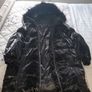Ladies Black Puffa Coat Image 2