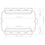 Replacement Canopy for Garden Swing Terracotta 188/168x110/145cm Image 6