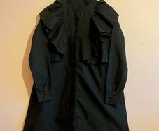 Pretty Little Thing PLT Shirt Dress with Frills | UK 8 LIKE NEW