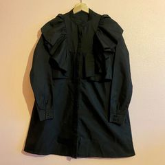 Pretty Little Thing PLT Shirt Dress with Frills | UK 8 LIKE NEW