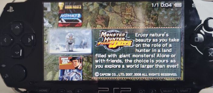Psp Modded 1004 64gb 2 Original Sony Batteries Original charger