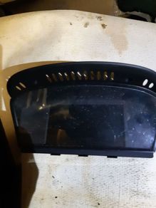 On board navigation monitor display screen bmw