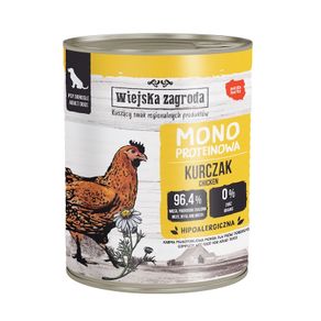 Country of Animals MONOPROTEIN CHICKEN wet food for adult dogs 800g
