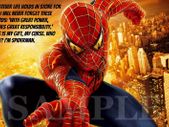 SPIDERMAN Poster with quote A2 Size
