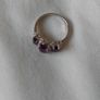 Elegant Amethyst & Diamond Engagement Anniversary Graduation ring. Image 3