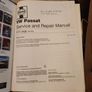 Vw Passat Owners Workshop Manual. 4-cyl Dec 2000 To May 2005. (x To 05 Reg) Petrol & Diesel. First Edition Hardback In Very Good Condition.  See Photos For Condition. Image 6