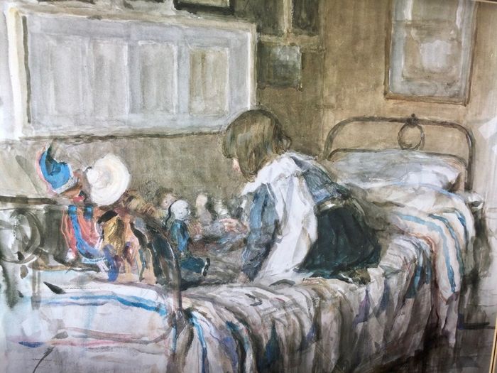 Framed Print "The Dolls School"