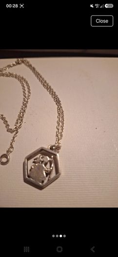 Vintage Silver St Christopher Pendant
