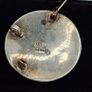 Vintage Taxco Mayan Calendar Disc Pendant Pin Brooch Sterling Silver Image 6