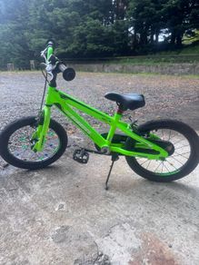 Boys Green Bike