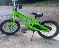 Boys Green Bike
