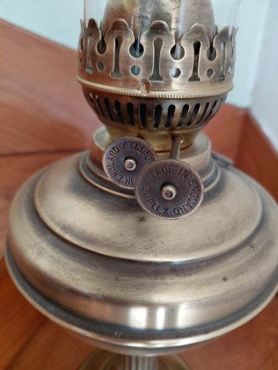vintage large Duplex Oil lamp works