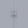 Side Cabinet Grey 60x30x75 cm Paulownia Wood Image 2
