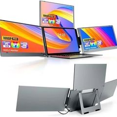 Triple Monitor 14" Laptop Extension