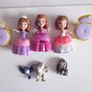 Disney Three Sofia Mattel Action Figure Dolls 3.25" Image 3