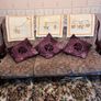 Floral couch and arm chairs Image 2