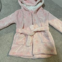 Pink dressing gown size 12-18 m