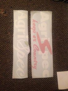 Agric Spec car windscreen stickers