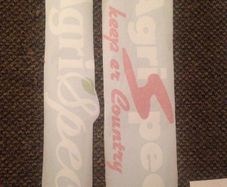 Agric Spec car windscreen stickers