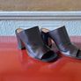 New Dries Van Noten Brown heeled slide sandals Size 40 Image 4