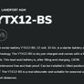 Motorbike Battery YTX12-BS Image 4