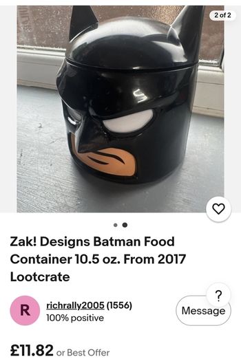 ZAK! Designs DC Batman Lidded Container