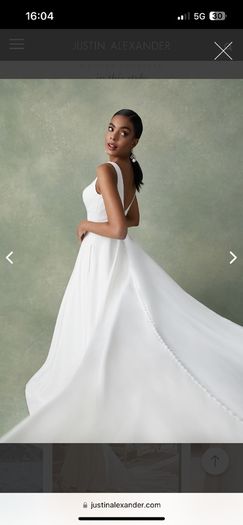 Wedding dress Justin Alexander Freeland