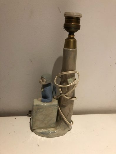 REX handmade porcelain lamp, Spain