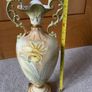 Large Antique Hand Painted Vase Image 5
