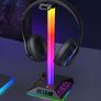 Headphone Stand Gaming Headset Holder RGB PC Gaming Accessories for Desk, Cool LED Headset Stand with 2 USB Charger for Gamer Image 8