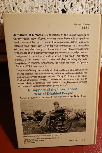 Dam- Burst of Dreams/ Christopher Nolan/ 1981/ 1st edition