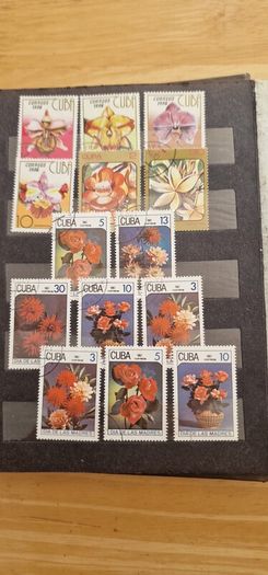80's Cuba Post Stamps