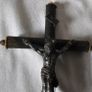 possibly ebony wood vintage/antique crucifix Image 10