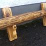 Rustic Driftwood Floating Stove Mantel / Shelf Image 2