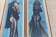 Bernard Buffet Retro Print x 2; Toreador and Matador